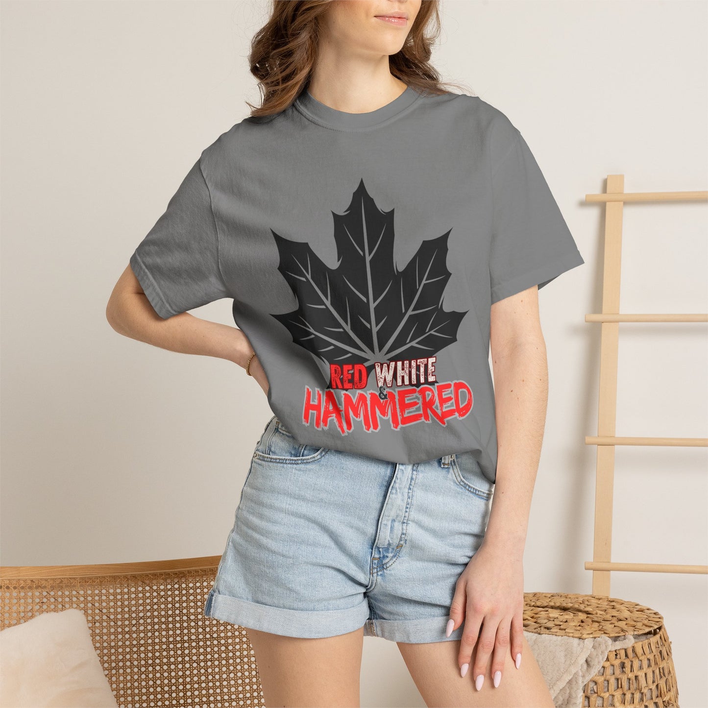 Red, White & Hammered Canada Day Tee