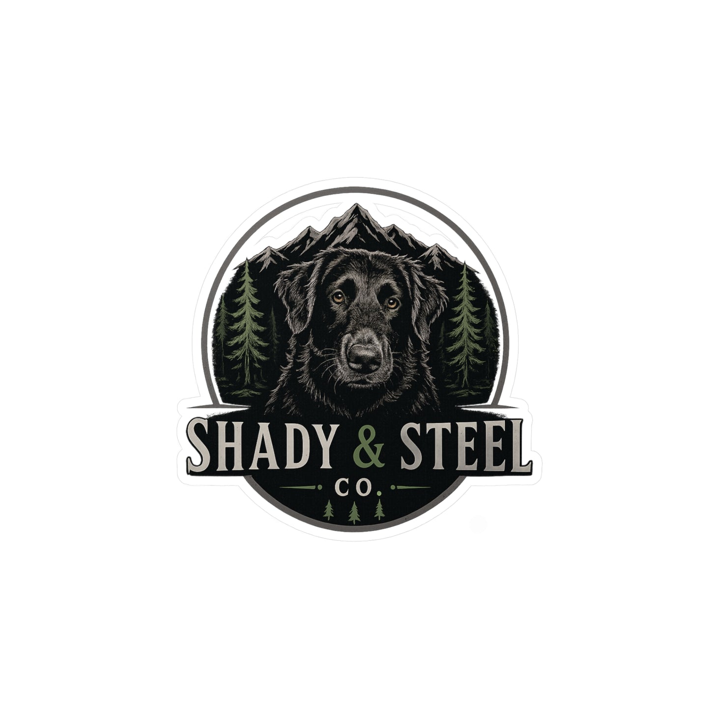Shady & Steel Co. Logo Sticker