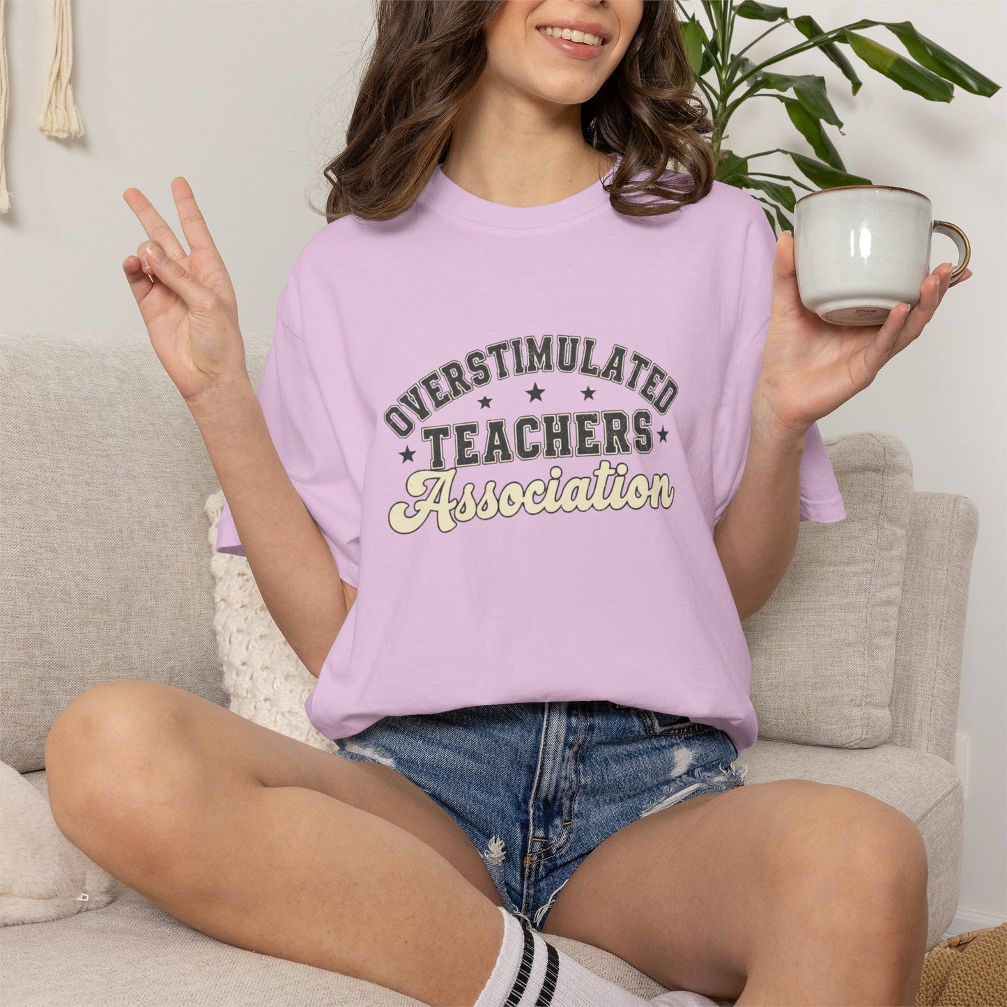 Overstimulated Teachers Association Tee