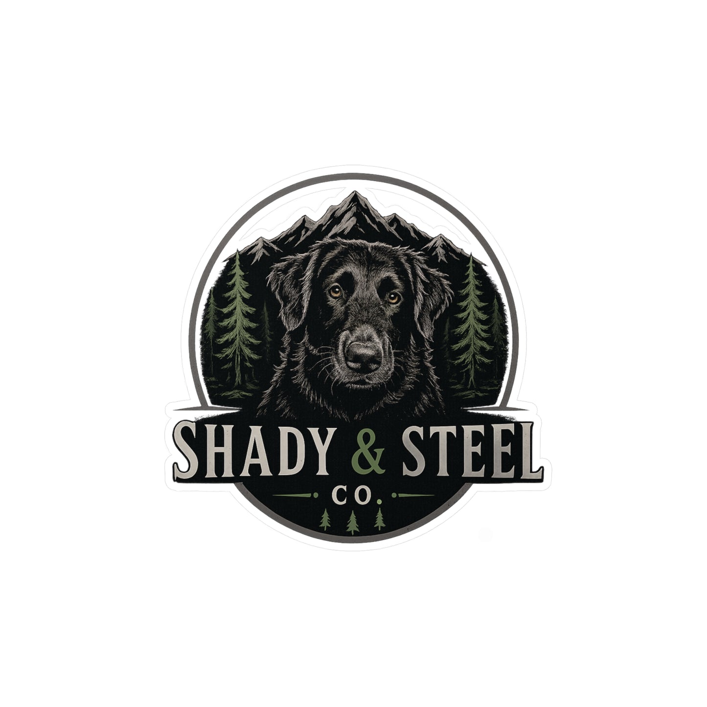 Shady & Steel Co. Logo Sticker