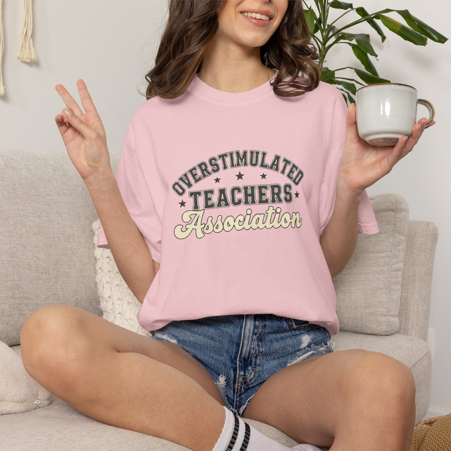 Overstimulated Teachers Association Tee