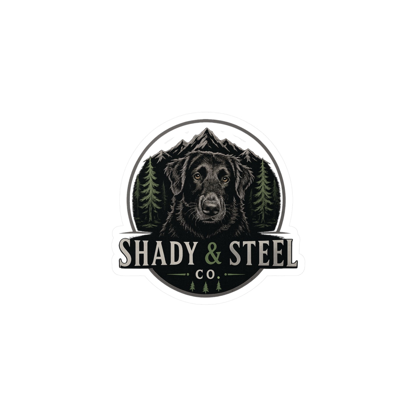 Shady & Steel Co. Logo Sticker